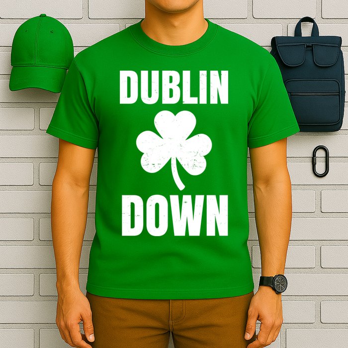 Dublin Down St Patricks Day Clover T-Shirt