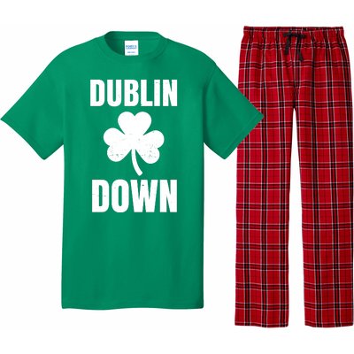 Dublin Down St Patricks Day Clover Pajama Set