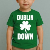 Dublin Down St Patricks Day Clover Toddler T-Shirt