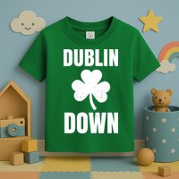 Dublin Down St Patricks Day Clover Toddler T-Shirt