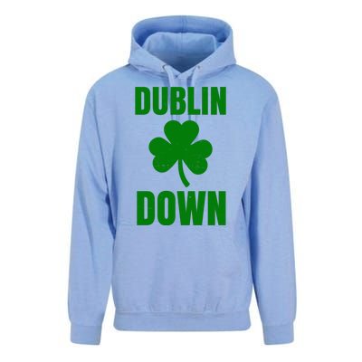 Dublin Down St Patricks Day Clover Unisex Surf Hoodie