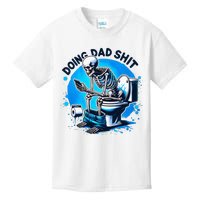 Doing Dad Shit Dad Joke Skeleton Dad Funny Dad Fathers Day Kids T-Shirt