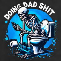 Doing Dad Shit Dad Joke Skeleton Dad Funny Dad Fathers Day Hat