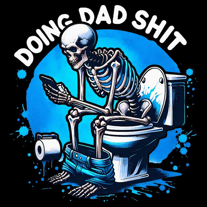 Doing Dad Shit Dad Joke Skeleton Dad Funny Dad Fathers Day Visor