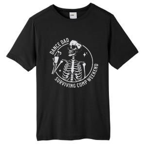 Dance Dad Surviving Comp Weekend Skeleton Coffee Tall Fusion ChromaSoft Performance T-Shirt