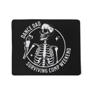 Dance Dad Surviving Comp Weekend Skeleton Coffee Mousepad