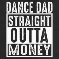Dance Dad Straight Outta Money 7 Panel Mesh Trucker Snapback Hat