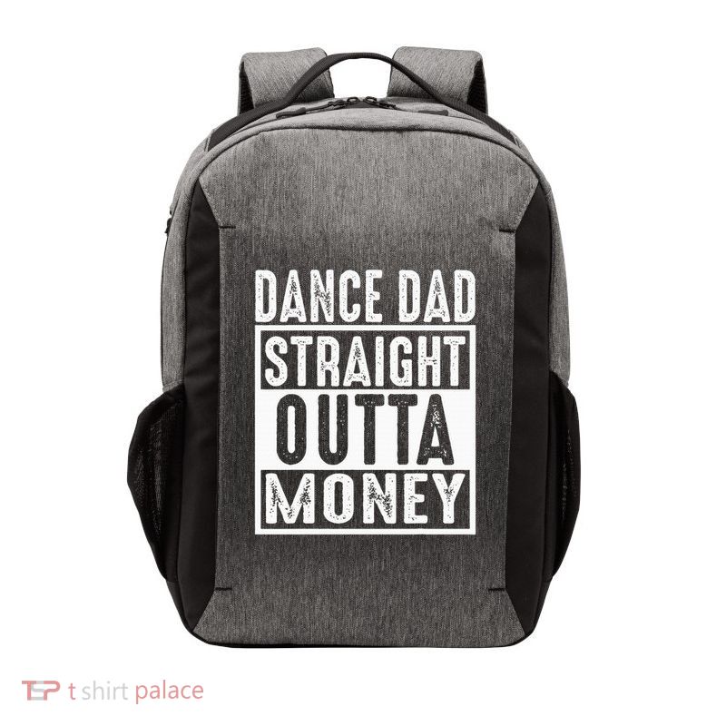 Dance Dad Straight Outta Money Vector Backpack