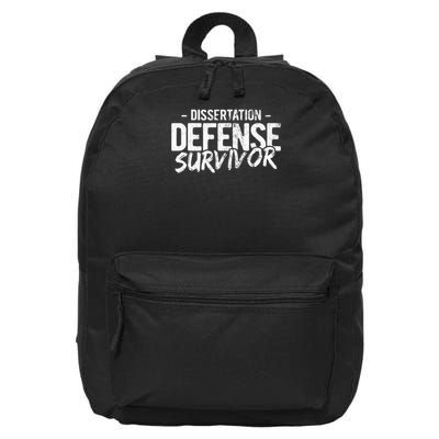 Dissertation Defense Survivor Phd 16 in Basic Backpack