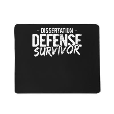 Dissertation Defense Survivor Phd Mousepad