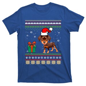 Dobern Dog Santa Hat Ugly Christmas Funny Xmas Dogs Great Gift T-Shirt