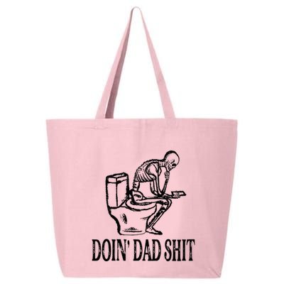 Doing Dad Shit Funny Skeleton Dad Joke 25L Jumbo Tote