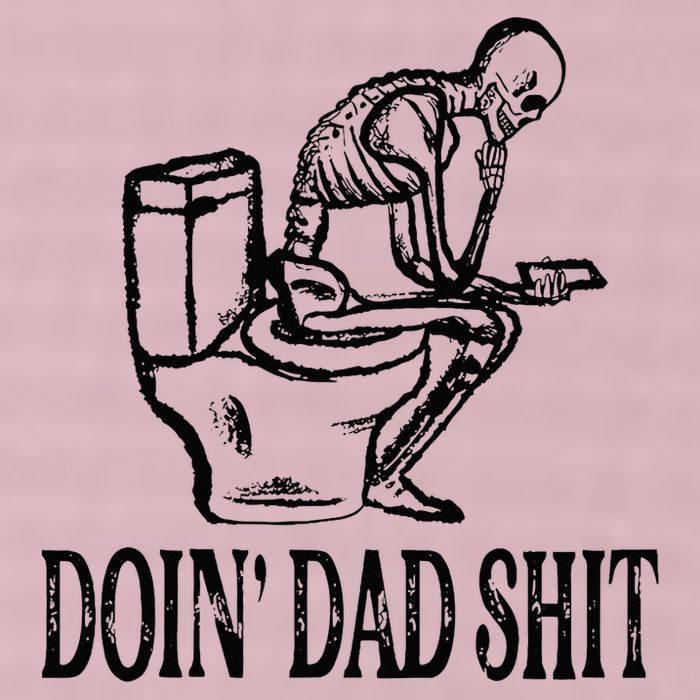 Doing Dad Shit Funny Skeleton Dad Joke 25L Jumbo Tote