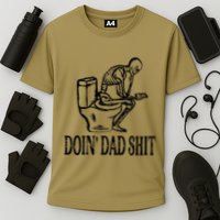 Doing Dad Shit Funny Skeleton Dad Joke Performance Shirt