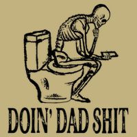 Doing Dad Shit Funny Skeleton Dad Joke Long Sleeve Shirt
