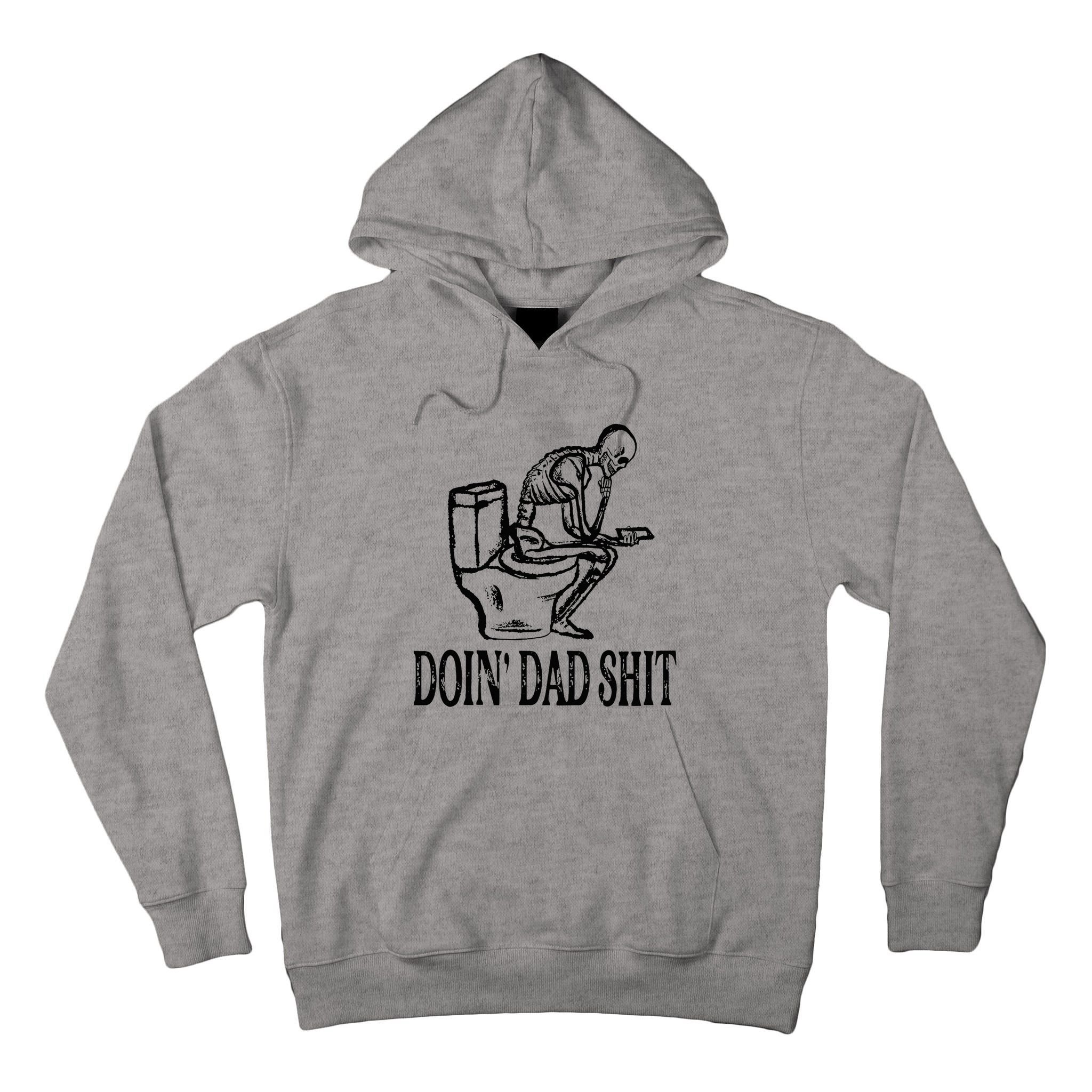 Doing Dad Shit Funny Skeleton Dad Joke Tall Hoodie