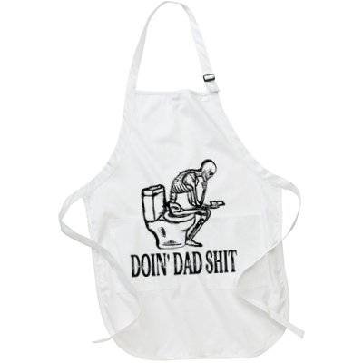 Doing Dad Shit Funny Skeleton Dad Joke Apron