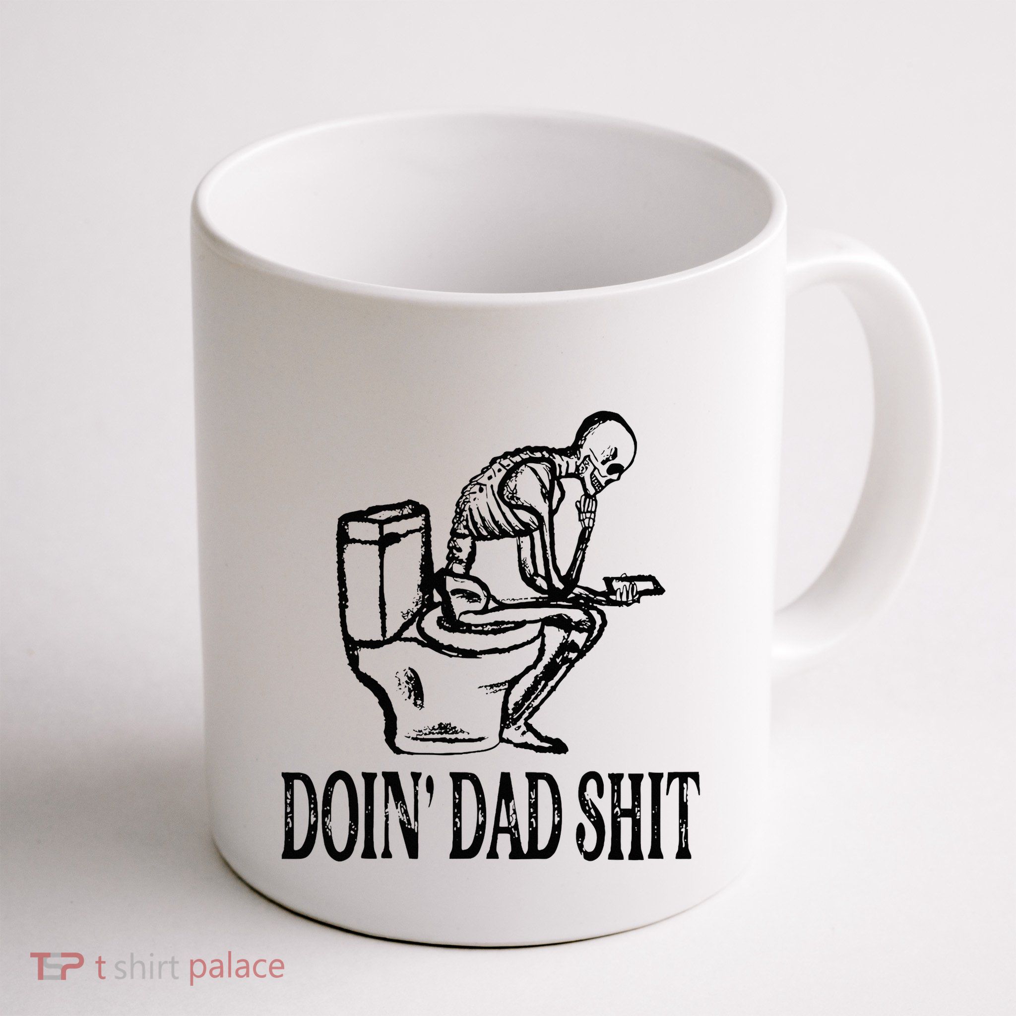 Doing Dad Shit Funny Skeleton Dad Joke Mug