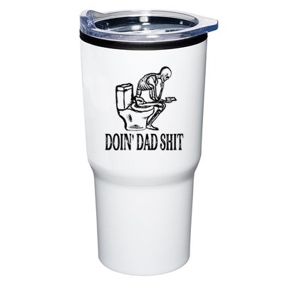Doing Dad Shit Funny Skeleton Dad Joke Tumbler