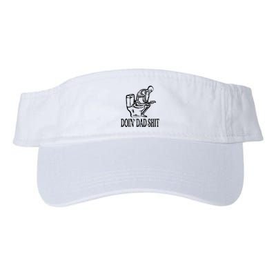 Doing Dad Shit Funny Skeleton Dad Joke Visor