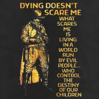 Dying Doesnt Scare Me What Scares Me Microfiber Hand Towel