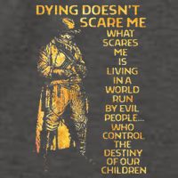 Dying Doesnt Scare Me What Scares Me Vector Backpack