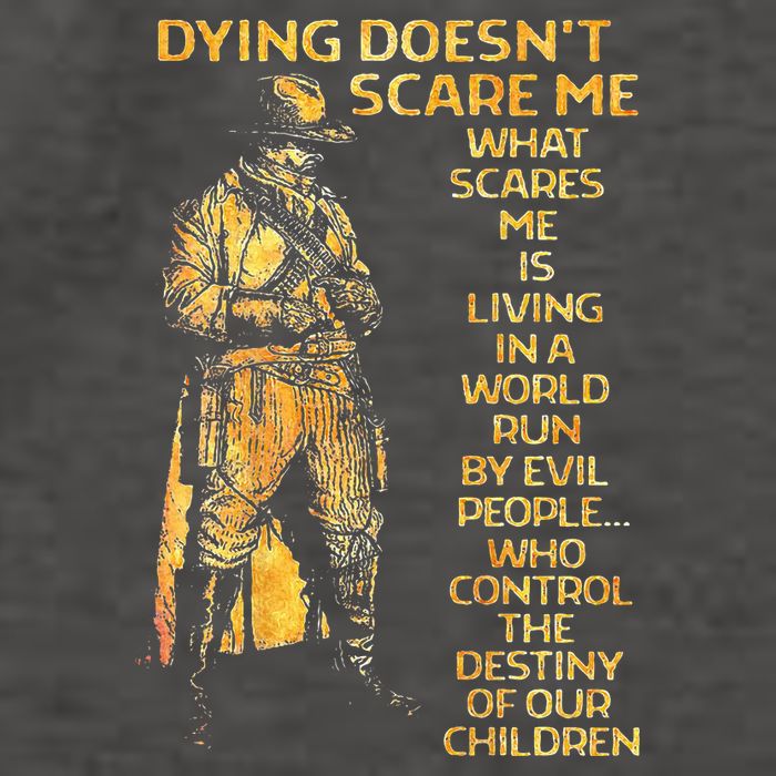 Dying Doesnt Scare Me What Scares Me Vector Backpack