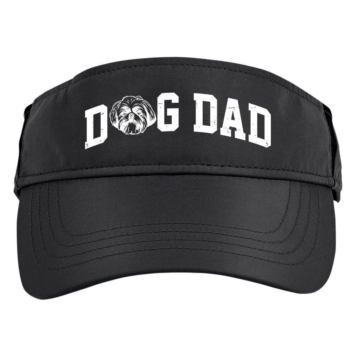 Dog Dad Shih Tzu Adult Drive Performance Visor