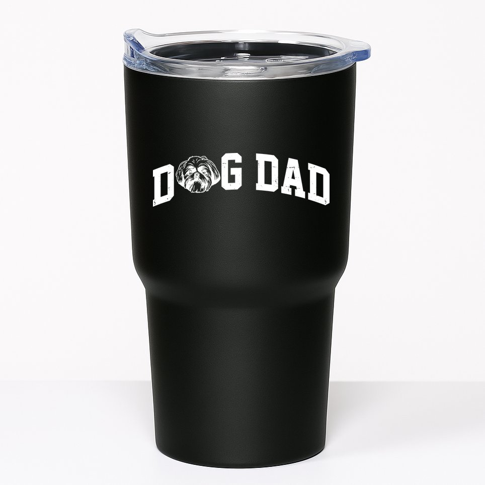 Dog Dad Shih Tzu Tumbler