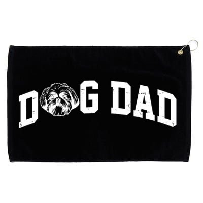 Dog Dad Shih Tzu Grommeted Golf Towel