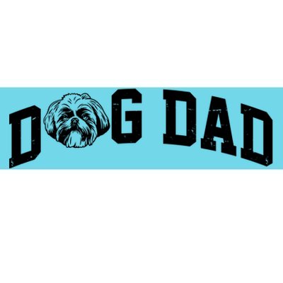 Dog Dad Shih Tzu Bumper Sticker