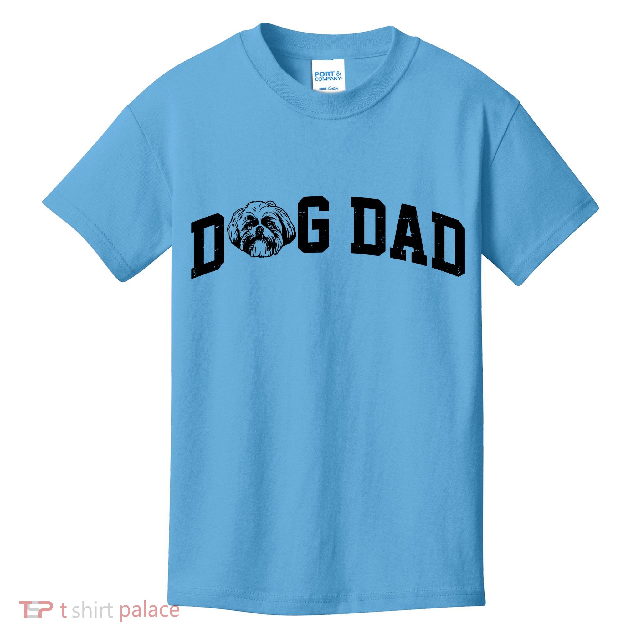 Dog Dad Shih Tzu Kids T-Shirt