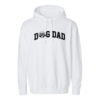 Dog Dad Shih Tzu Garment-Dyed Fleece Hoodie