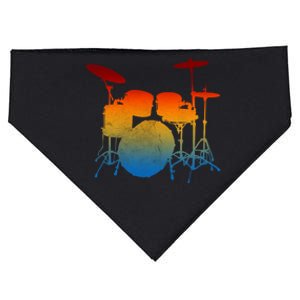 Drummer Drum Sticks Love Percussion Rock USA-Made Doggie Bandana