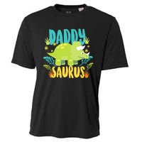 Daddy Dad Saurus Rex Dinosaur Dino for Father Cooling Performance Crew T-Shirt