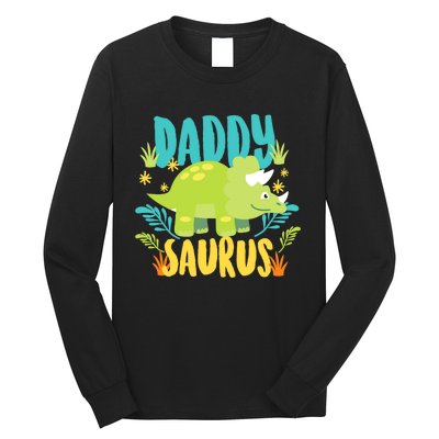 Daddy Dad Saurus Rex Dinosaur Dino for Father Long Sleeve Shirt