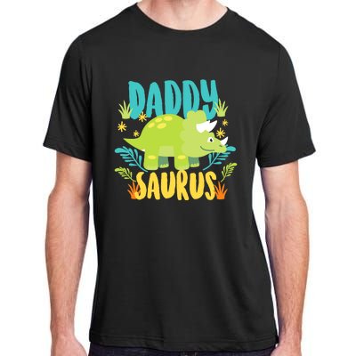 Daddy Dad Saurus Rex Dinosaur Dino for Father Adult ChromaSoft Performance T-Shirt