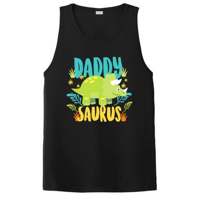 Daddy Dad Saurus Rex Dinosaur Dino for Father PosiCharge Competitor Tank