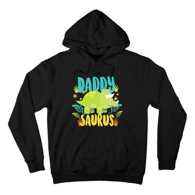 Daddy Dad Saurus Rex Dinosaur Dino for Father Tall Hoodie