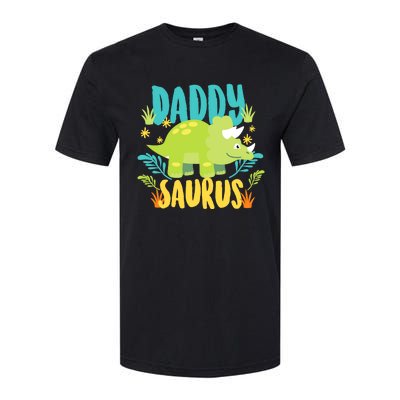 Daddy Dad Saurus Rex Dinosaur Dino for Father Softstyle® CVC T-Shirt