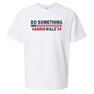 Dnc Do Something Vote Kamala Harris Walz 2024 For President Sueded Cloud Jersey T-Shirt