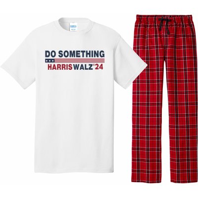 Dnc Do Something Vote Kamala Harris Walz 2024 For President Pajama Set