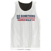 Dnc Do Something Vote Kamala Harris Walz 2024 For President Mesh Reversible Basketball Jersey Tank