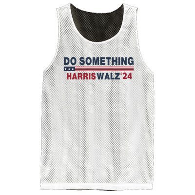 Dnc Do Something Vote Kamala Harris Walz 2024 For President Mesh Reversible Basketball Jersey Tank