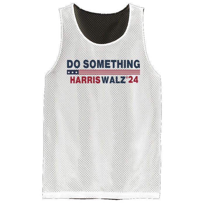 Dnc Do Something Vote Kamala Harris Walz 2024 For President Mesh Reversible Basketball Jersey Tank