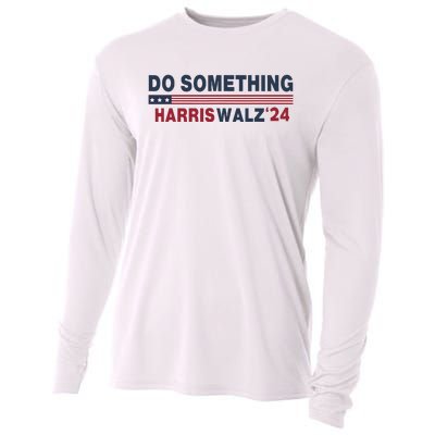 Dnc Do Something Vote Kamala Harris Walz 2024 For President Cooling Performance Long Sleeve Crew