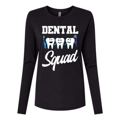 Dental Dentist Squad Teeth Cool Gift Womens Cotton Relaxed Long Sleeve T-Shirt