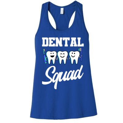 Dental Dentist Squad Teeth Cool Gift Women's Racerback Tank