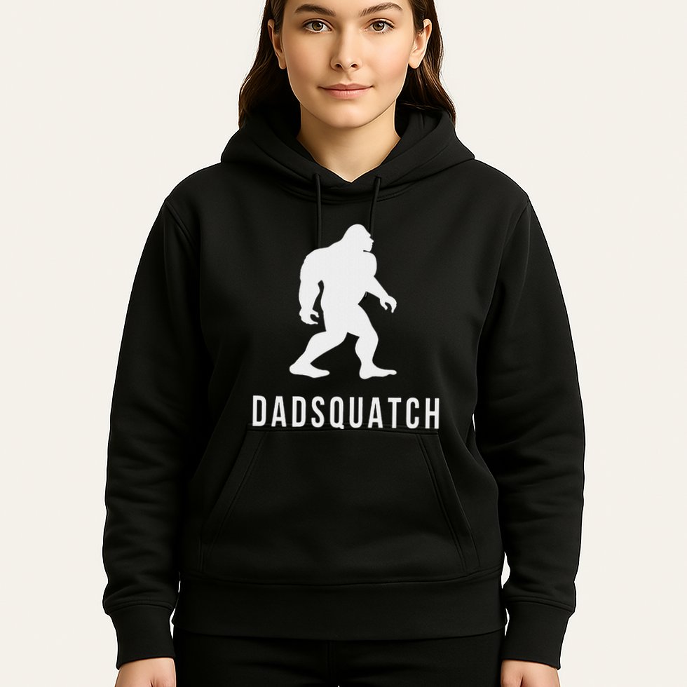 Dadsquatch Dad Sasquatch Bigfoot Funny Gift For Dad Hoodie