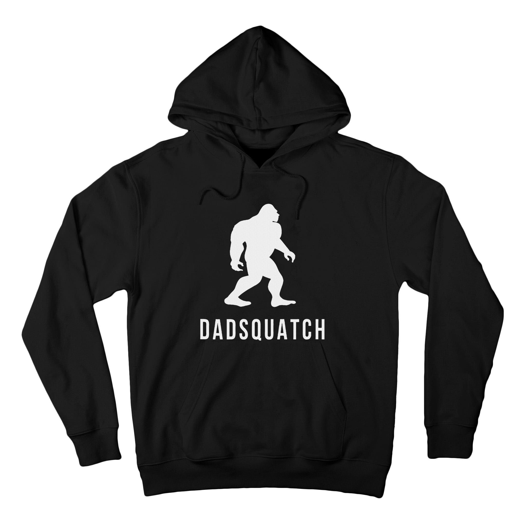 Dadsquatch Dad Sasquatch Bigfoot Funny Gift For Dad Tall Hoodie
